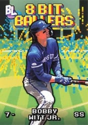 2023 Topps Big League 8-Bit Ballers Bobby Witt Jr. #8B-11 card