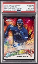 2023 Topps Chrome Update Future Stars Autographs Bobby Witt Jr. #FSA-BW card