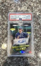 Bobby Witt Jr. 2023 Topps Cosmic Chrome Extraterrestrial Talent Autographs card