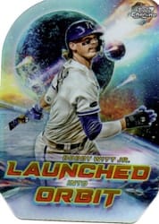 2023 Topps Cosmic Chrome Launched into Orbit Bobby Witt Jr. #LIO-7 card