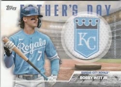 2023 Topps Father's Day Commemorative Team Patches Bobby Witt Jr. #FD-BW card