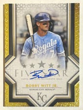2023 Topps Five Star Autographs Bobby Witt Jr. #FSA-BWI2 card
