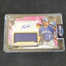 2023 Topps Inception Autograph Patch Cards Bobby Witt Jr. #IAP-BW card