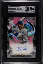 2023 Topps Inception Rookies and Emerging Stars Autographs Bobby Witt Jr. #BRES-BW card