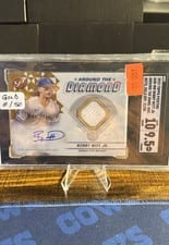 2023 Topps Pristine Around the Diamond Autograph Relics Bobby Witt Jr. #ADR-BW card