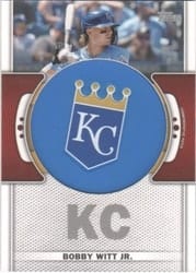 2023 Topps Team Logo Manufactured Patches Bobby Witt Jr. #TLP-BW card
