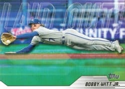 2023 Topps Update Laid Out Bobby Witt Jr. #LO-10 card