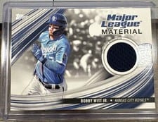 2023 Topps Update Major League Material Bobby Witt Jr. #MLM-BW card