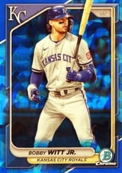 2024 Bowman Chrome Sapphire Edition Base Set Bobby Witt Jr. #1 card