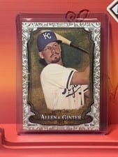 2024 Topps Allen & Ginter Bobby Witt Jr. Gold Foil Filagree #100 card