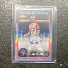 2024 Topps Chrome Update 2024 All-Star Game Autographs Bobby Witt Jr. #ASGCA-BW card