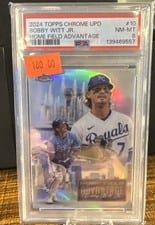 2024 Topps Chrome Update Home Field Advantage Bobby Witt Jr. #HFAC-10 card