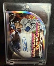 2024 Topps Cosmic Chrome Launched Into Orbit Autographs Bobby Witt Jr. #LIOA-BWJ card