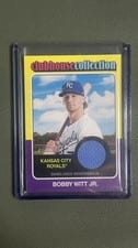 2024 Topps Heritage Clubhouse Collection Relic Bobby Witt Jr. #CCR-BW card