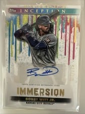 2024 Topps Inception Immersion Autographs Bobby Witt Jr. #IA-BW card