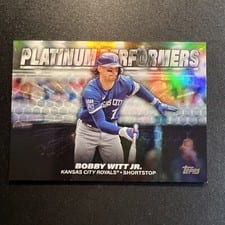 2024 Topps Platinum Performers Bobby Witt Jr. #PP-25 card