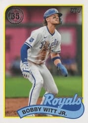 2024 Topps Update 1989 Topps Baseball 35th Anniversary Bobby Witt Jr. #89US-48 card