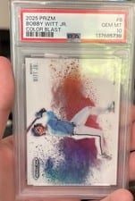 2025 Panini Prizm Color Blast Bobby Witt Jr. #8 card