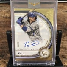 2025 Topps Five Star Five Star Autographs Bobby Witt Jr. #FSA-BWJ card