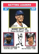 2025 Topps Heritage Bobby Witt Jr. #192 card