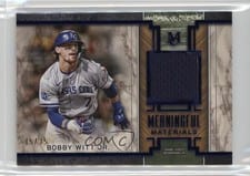 2025 Topps Museum Collection Meaningful Material Relics Bobby Witt Jr. #MMR-BW card