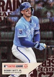 2025 Topps Training Grounds Bobby Witt Jr. #TG-6 card