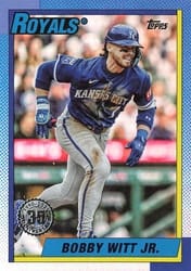 2025 Topps Update 1990 Topps Baseball Bobby Witt Jr. #U90-31 card