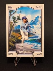 2025 Topps X Bob Ross: The Joy of Baseball Base Set Bobby Witt Jr. #06-SP card