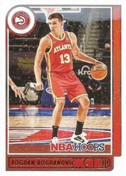 2021-22 Hoops Winter Base Set Bogdan Bogdanovic #168 card