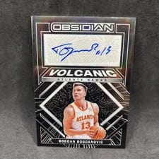 2021-22 Panini Obsidian Volcanic Signatures Bogdan Bogdanovic #VS-BGB card