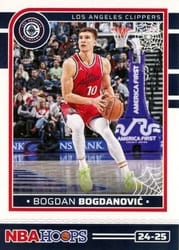 2024-25 Haunted Hoops Base Haunted Hoops Bogdan Bogdanovic #140 card