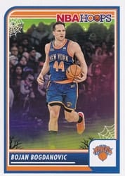 2023-24 Hoops Haunted Hoops Base Set Bojan Bogdanovic #208 card