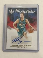 2023-24 Panini Court Kings Masterstrokes Autographs Bojan Bogdanovic #MS-BOJ card