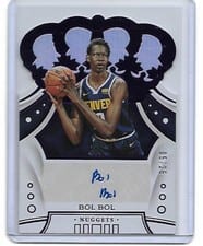 2019 Panini Crown Royale Rookie Autographs Bol Bol #CR-BOL card