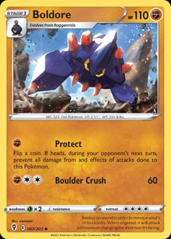 Evolving Skies Boldore #87 card