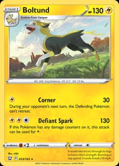 Battle Styles Boltund #53 card
