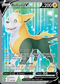 Rebel Clash Boltund V #181 card