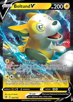 2020 Rebel Clash Boltund V #67 card