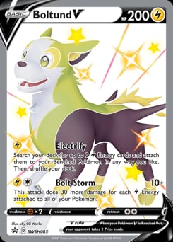 SWSH Black Star Promos Boltund V #SWSH085 card