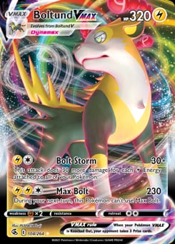 Fusion Strike Boltund VMAX #104 card