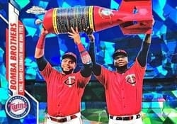 2020 Topps Chrome Sapphire Edition Base Set Bomba Brothers #412 card