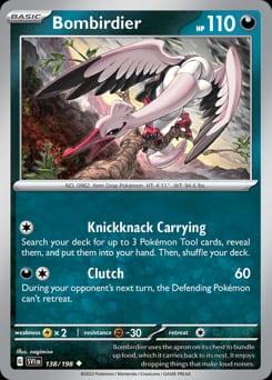 Scarlet & Violet Bombirdier #138 card