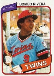 1980 Topps Base Set Bombo Rivera #43 card