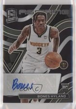 2021-22 Panini Spectra Aspiring Autographs Bones Hyland #AA-BHY card