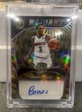 2021-22 Panini Spectra Radiant Signatures Bones Hyland #RSI-BON card
