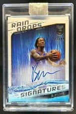 2023-24 Topps 3 Raindrops Signatures Bones Hyland #RS-BH card