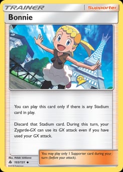 Forbidden Light Bonnie #103 card