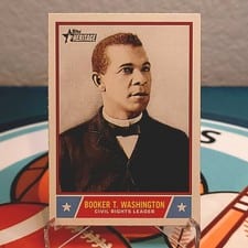 2025 Topps Heritage Notable Americans Booker T. Washington #NS-31 card