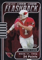 2020 Panini Absolute Fantasy Flashback Boomer Esiason #11 card