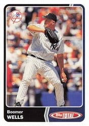 2003 Topps Total Base Set Boomer Wells #33 card